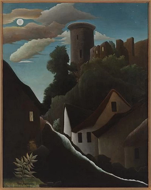 Paesaggio con castello, 1889